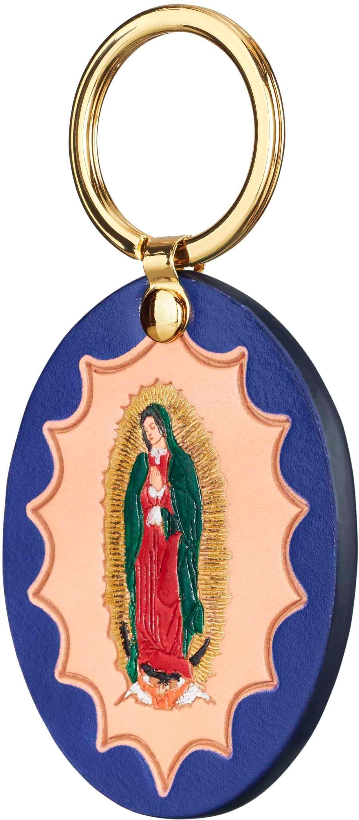 Guadalupe Leather Keychain view 10